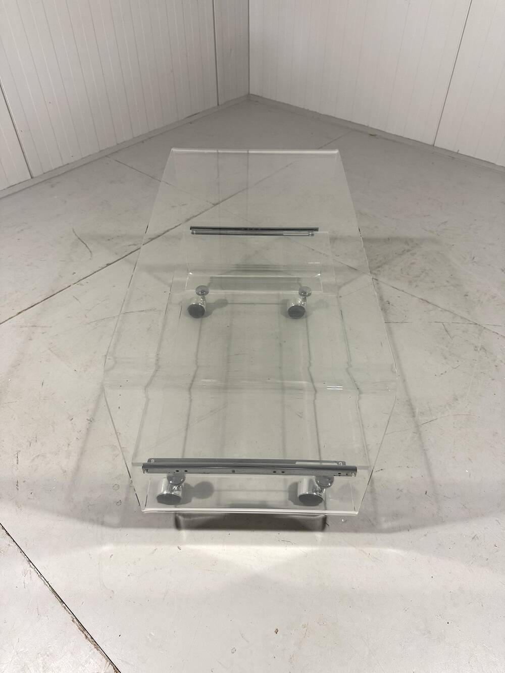 Plexiglass audio rack trolley 1960-70’s