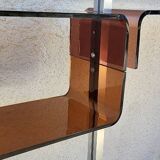 Vintage modular library shelf 6 legs and 14 shelves