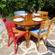 Table ovale bois fruitier