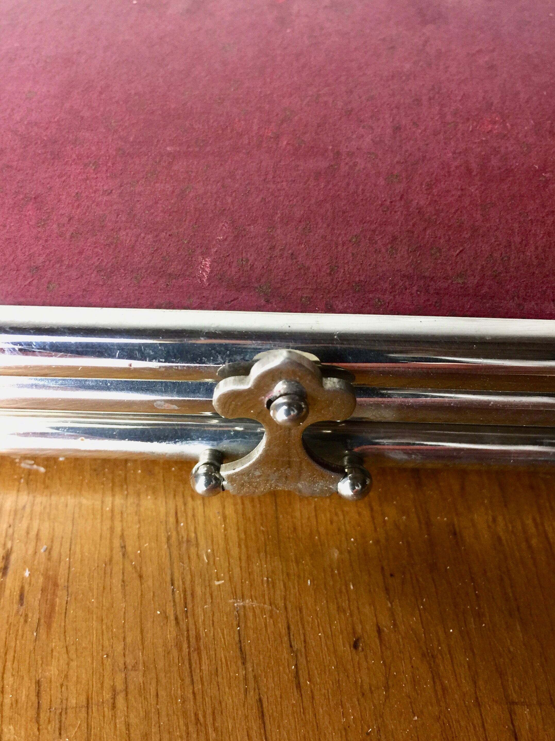 Triptych barber mirror