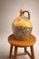 Old Provençal glazed terracotta jug – 19th century – authentic patina