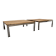Pair of coffee tables or side tables in solid oak, France circa 1970.