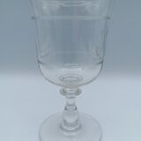 Set of 6 crystal-infused foot glasses