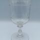 Ensemble de 6 verres à pieds en cristal monnogrammés