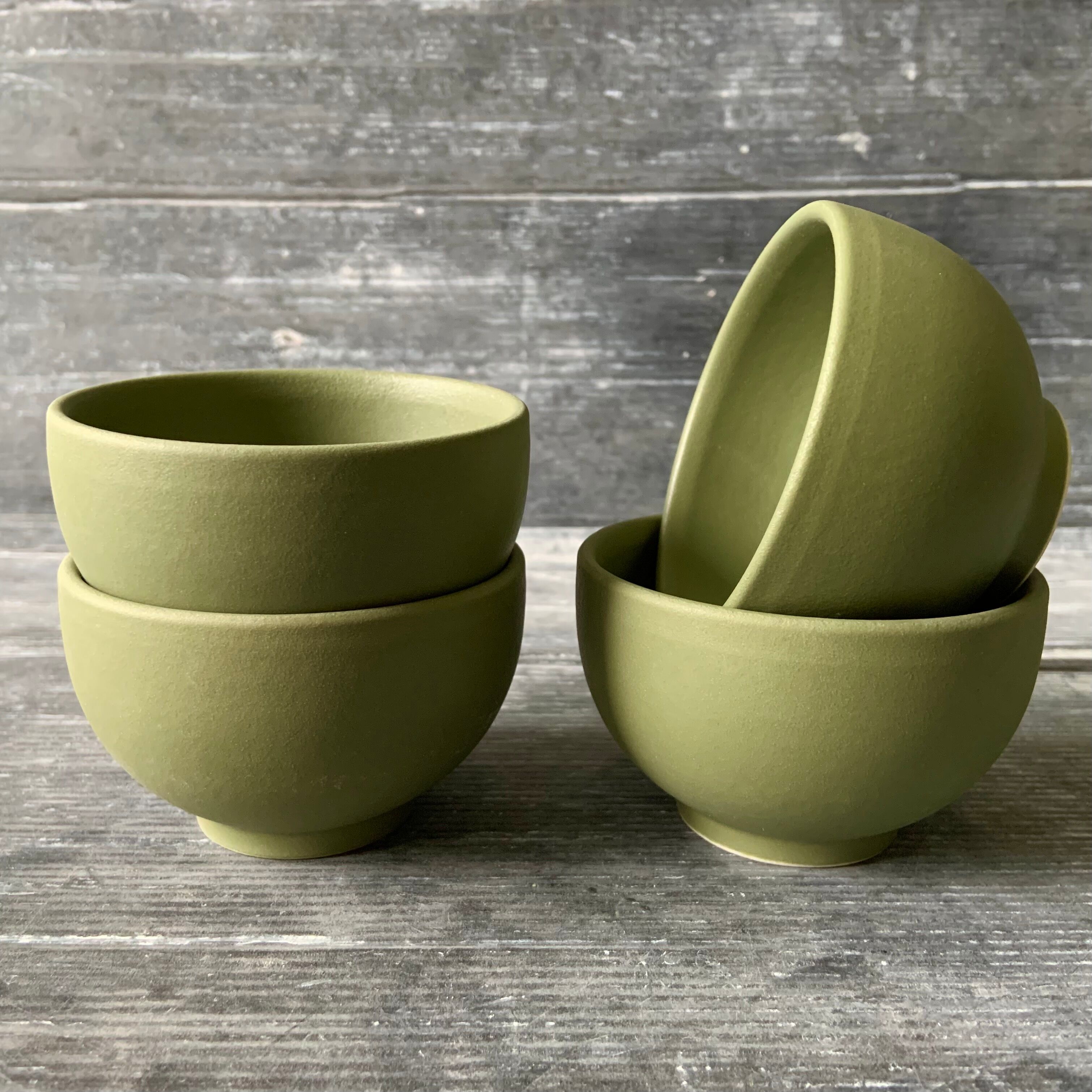 Tea bowls Jars Tourron Pea Gourmand