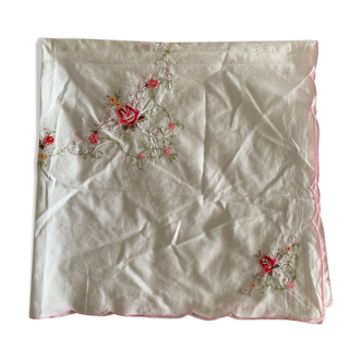 Vintage embroidered tablecloth