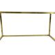 Set of Postmodern Brass, Steel and Glass Nesting Tables by Romeo Rega, Italy