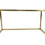Set of Postmodern Brass, Steel and Glass Nesting Tables by Romeo Rega, Italy