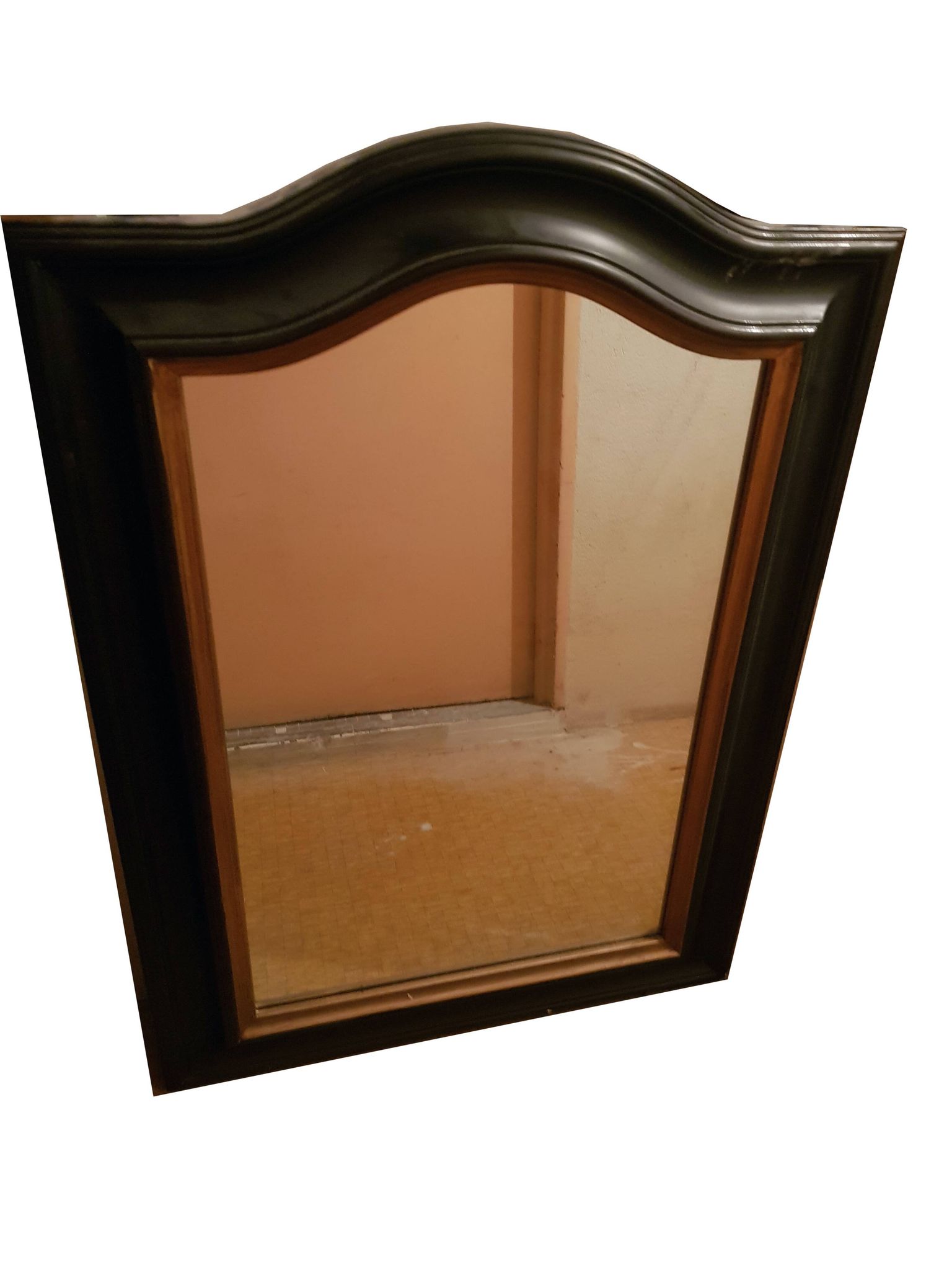 Miroir bois noir
