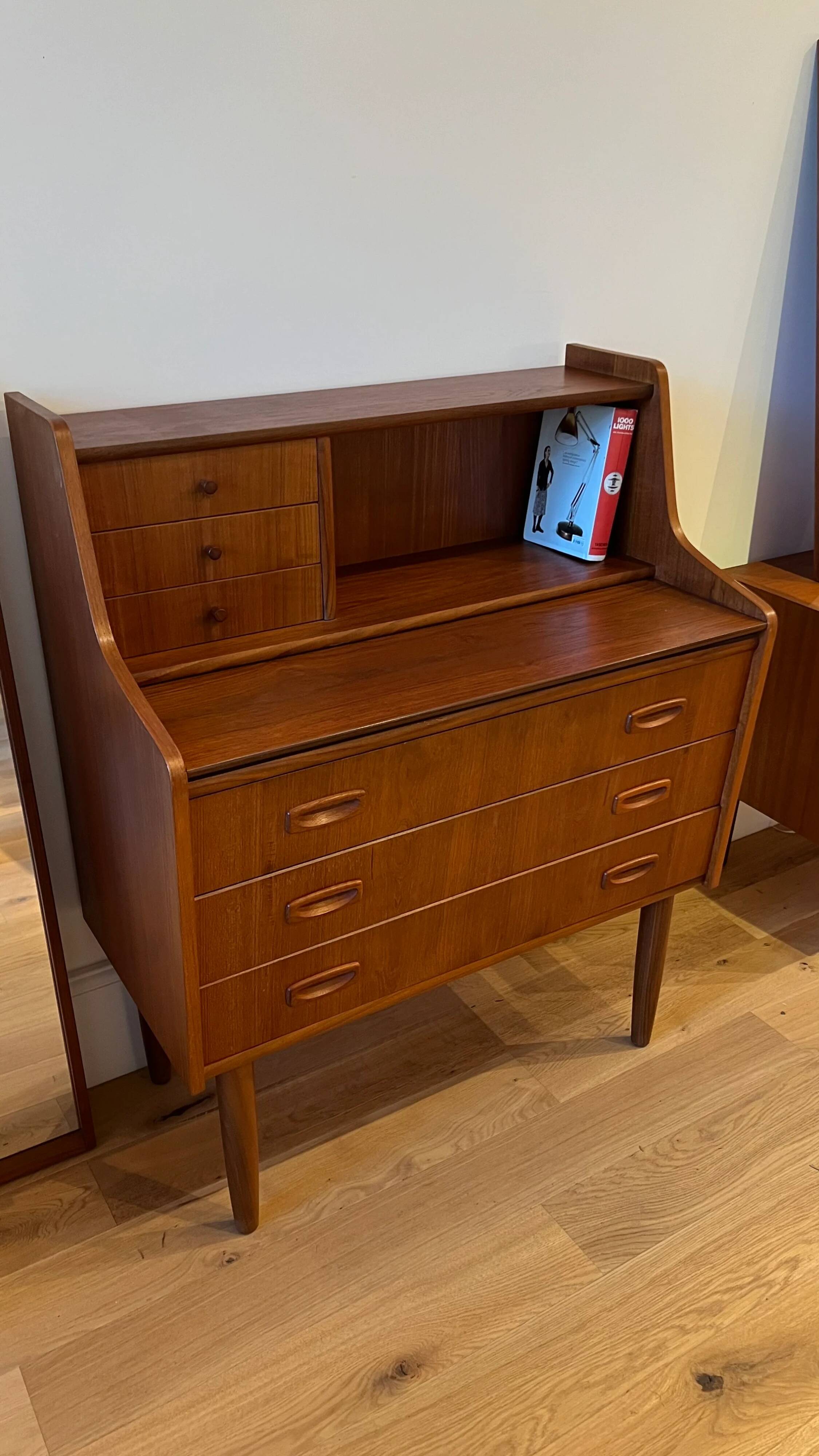 Vintage Scandinavian teak secretary "Anders"