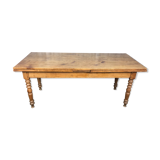 Farm table with built-in extensions 336 cm