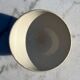 Vintage Earthenware Bowl with Yellow Tiles Pattern