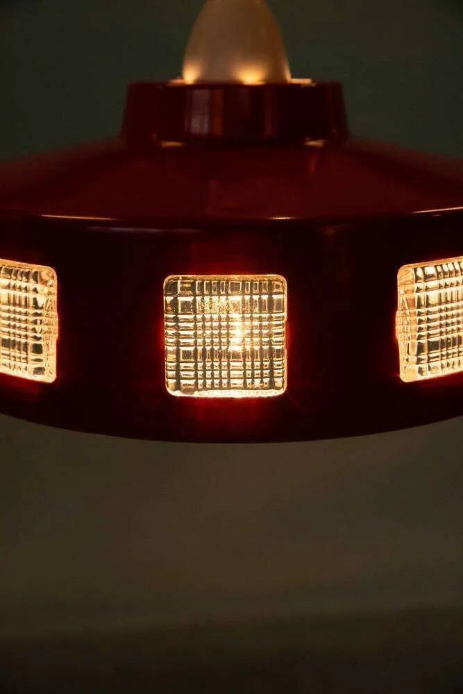 1970s vintage glass pendant from the space age, Sweden