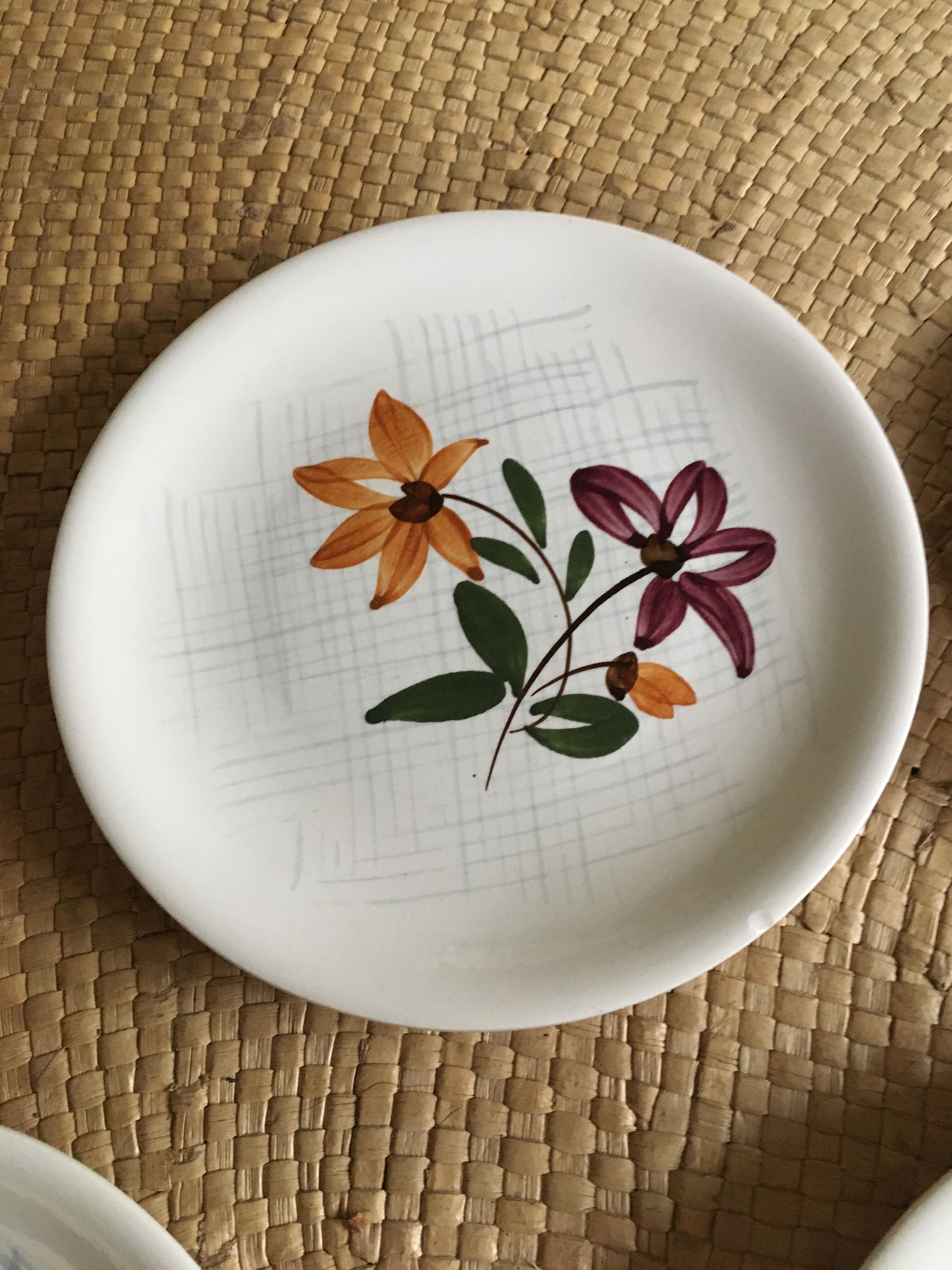 Series of 10 dessert plates