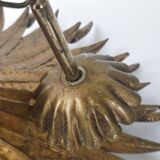 Vintage wheat ear pendant light from the 1970s