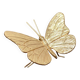 Brass butterfly