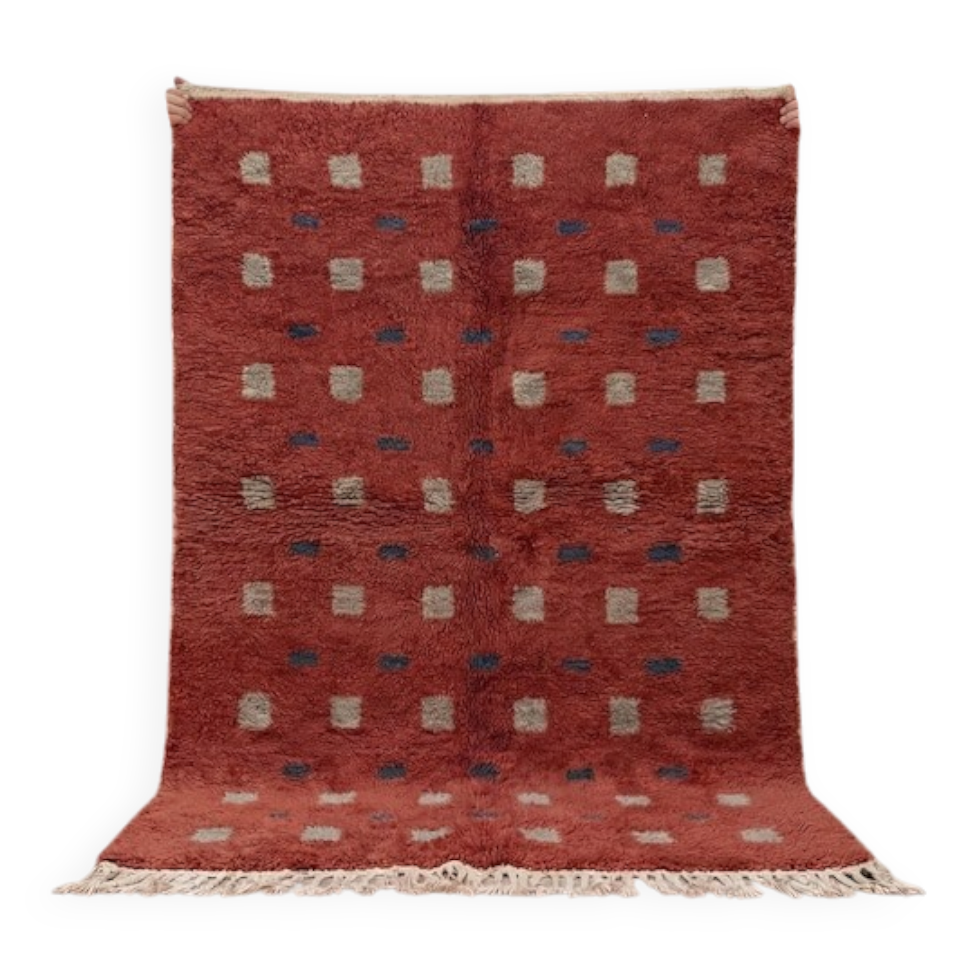 Moroccan Beni Ourain Berber rug, handwoven, size 150/250 cm.