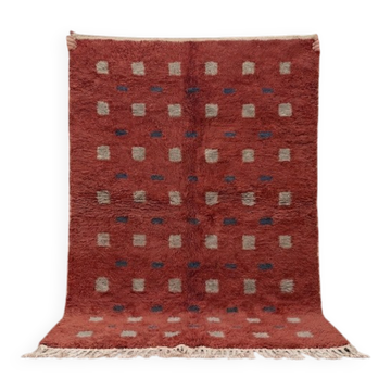 Moroccan Beni Ourain Berber rug, handwoven, size 150/250 cm.