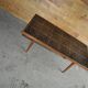 Brown rosewood coffee table with ceramic tile top - Denmark, 1960s