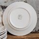 Eight Villeroy & Boch dessert plates with gold decor