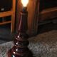 Large vintage ceramic lamp base