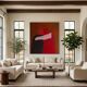 Toile contemporaine couple