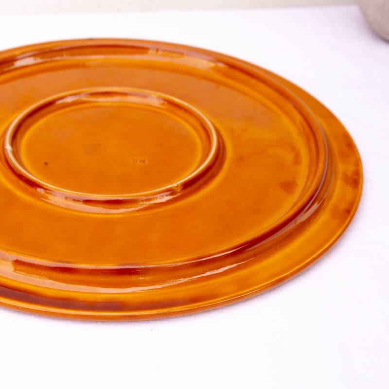 Plat rond Val d'or Gien