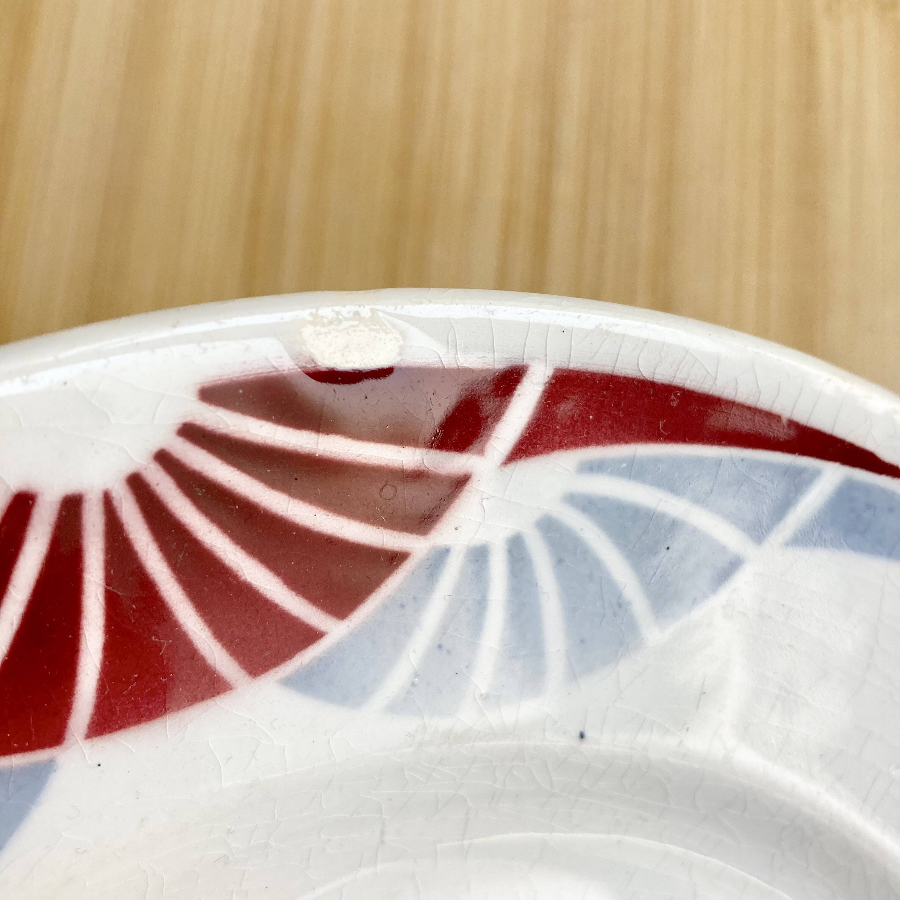 Plate on foot / Art Deco / Moulin des Loups