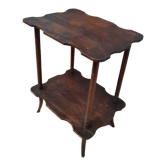 Side table with 2 trays