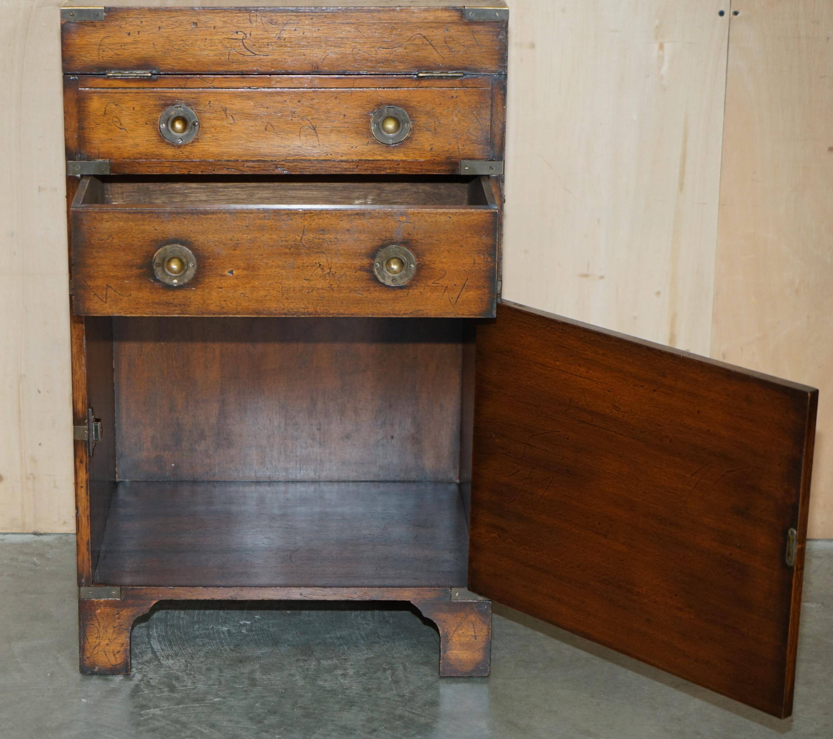 Harrods Kennedy Leather Slope Desk with Drawers