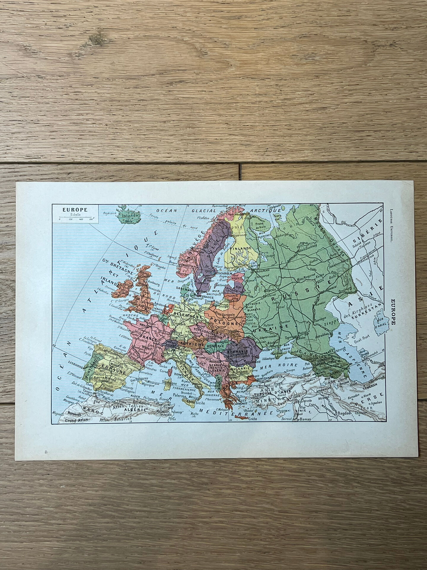 Map of Europe - 20x29cm