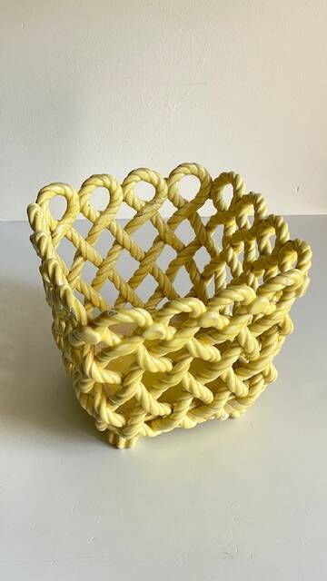 Vintage Braided Cache-Pot