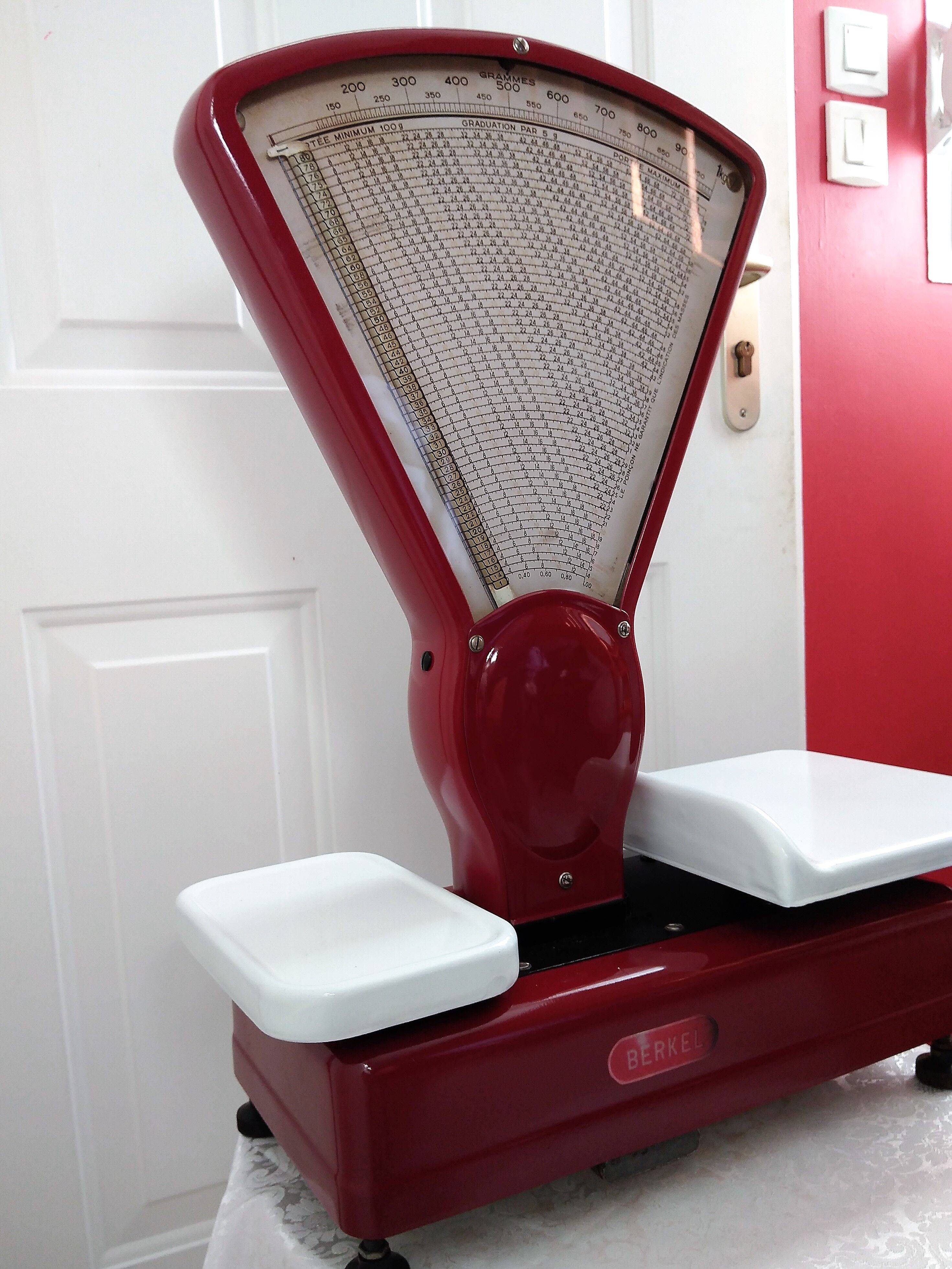 Ancienne balance de boucher Berkel