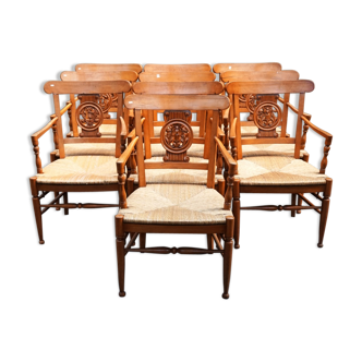 Lot 10 armchairs