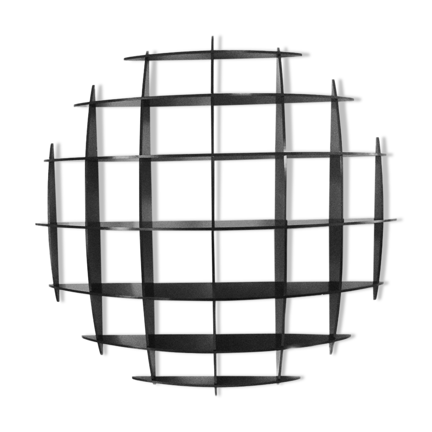 Bibliothèque Tyco par Manfredo Massironi pour Nikol International 1970