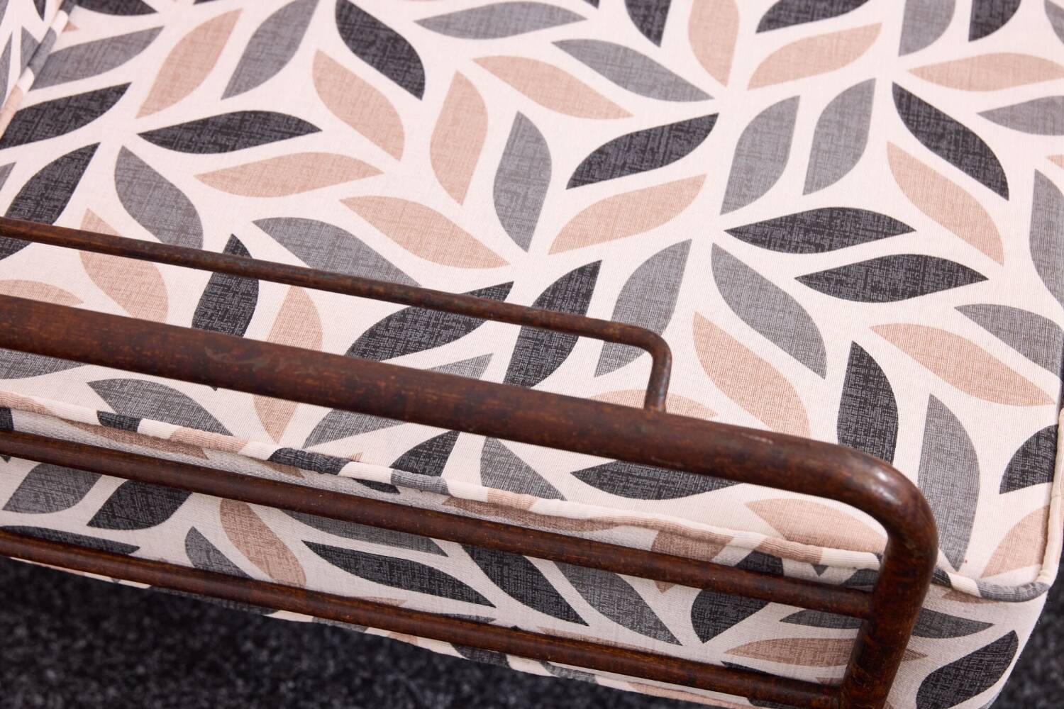 Canapé Bauhaus en acier tubulaire peint à la main par Franz Singer, années 1920 - Metz & Co