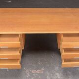 Vintage ash desk by Kai Kristiansen Danish 1970s