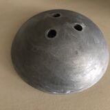 Contemporary concrete vase with lid, originally from the Netherlands