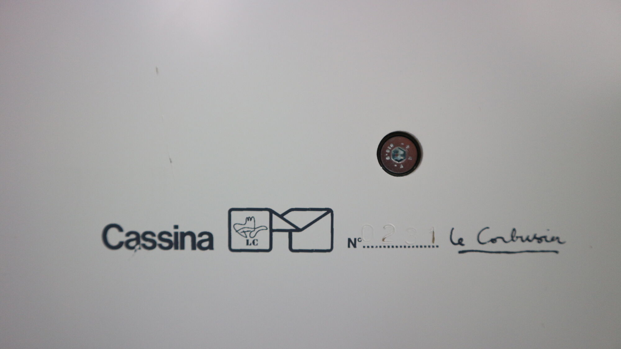 Set of 2 coat racks LC17 by Le Corbusier for Cassina, 2010, Italy