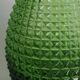 Green carafe Empoli Italy with diamond points - 1960