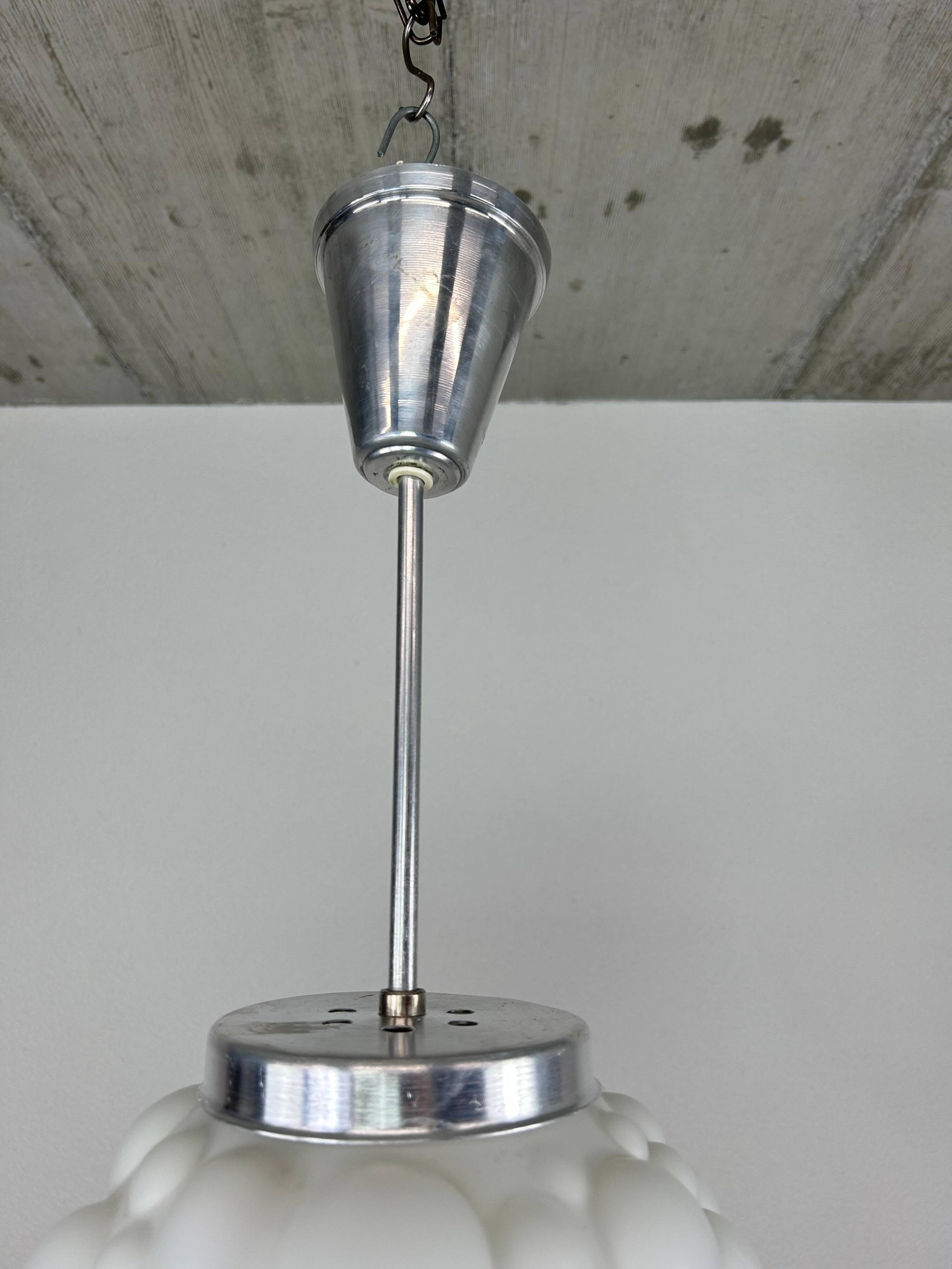 White modernist pendant lamp