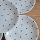 Set de 10 assiettes plates longchamps vintage