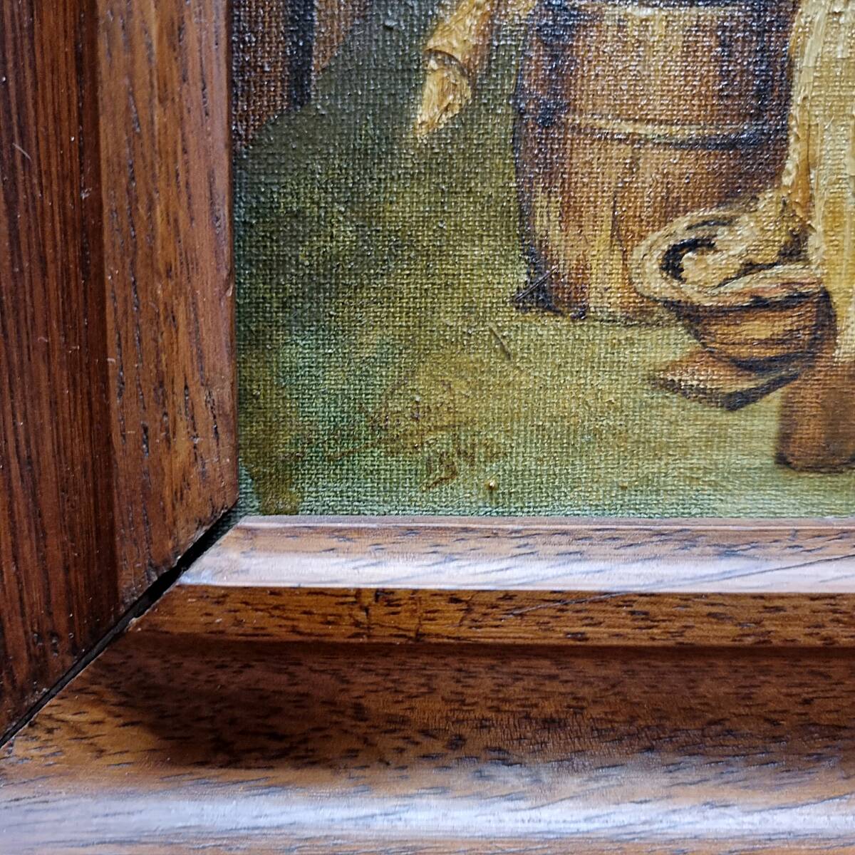 Painting with genre piece after Adriaen Brouwer