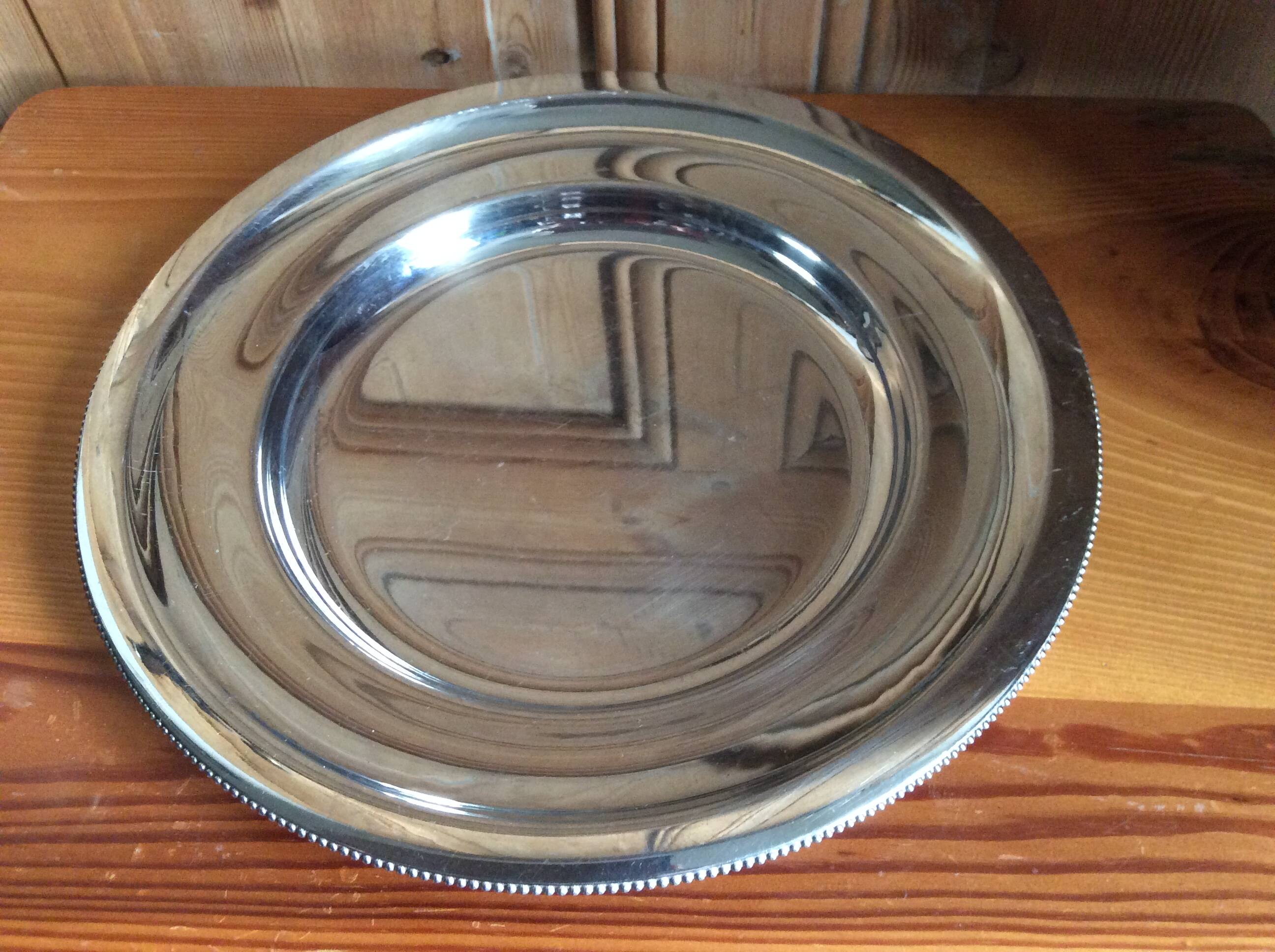 Stainless steel dish