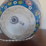 Ball-shaped table lamp with Lorraine enamels
