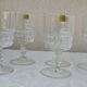 6 verres à pied Quadrille