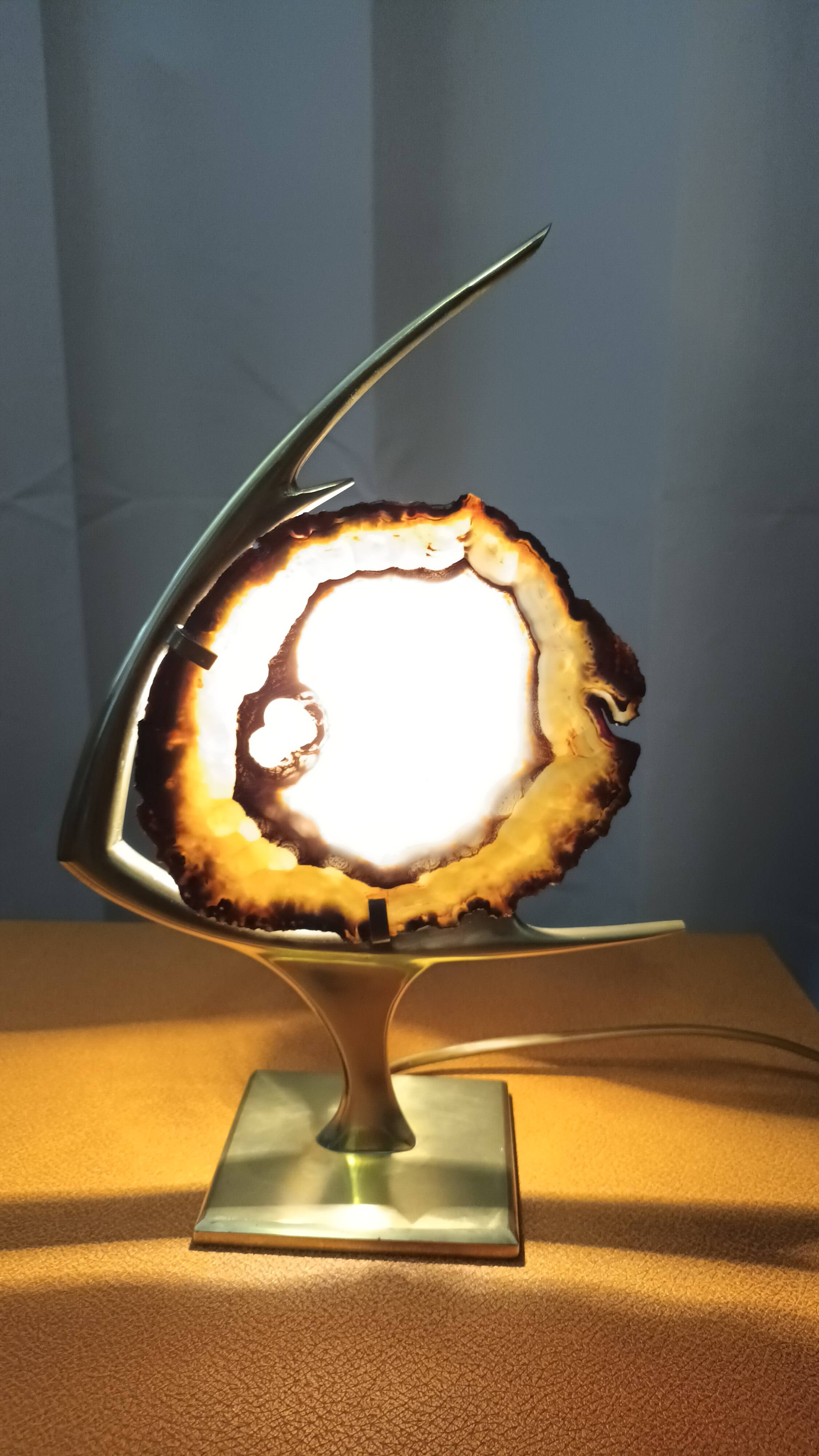 Fish lamp attributed to Willy Daro, 1970s.