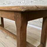 Old solid oak bench