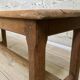 Old solid oak bench