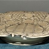 Compotier enhanced with silver